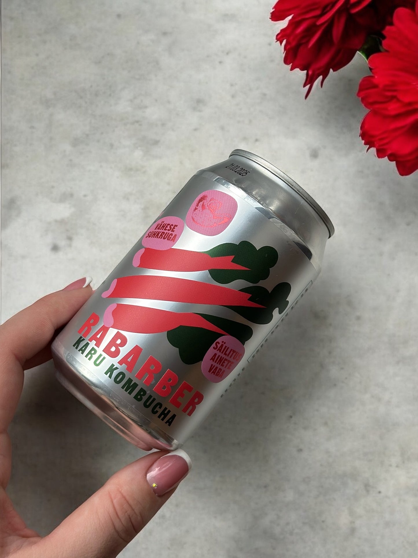 Rabarber Kombucha