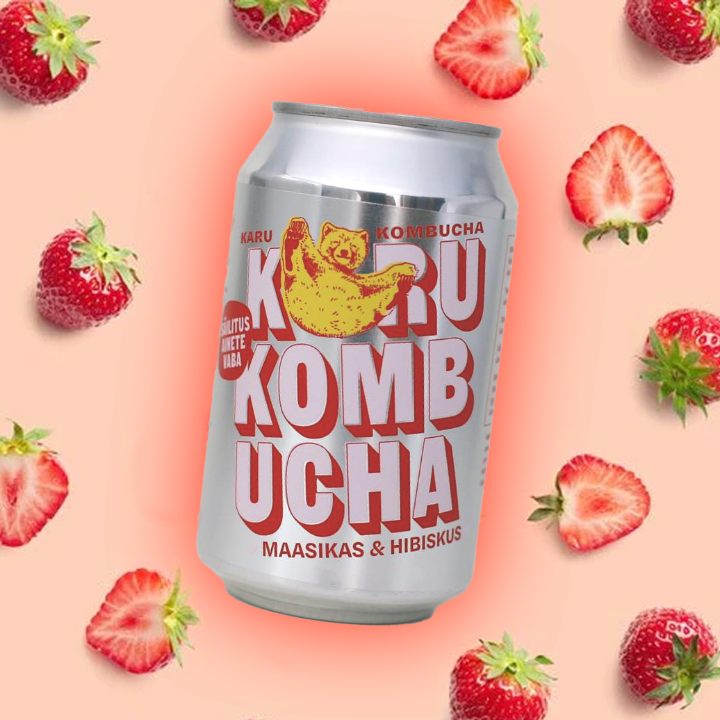Maasika Kombucha