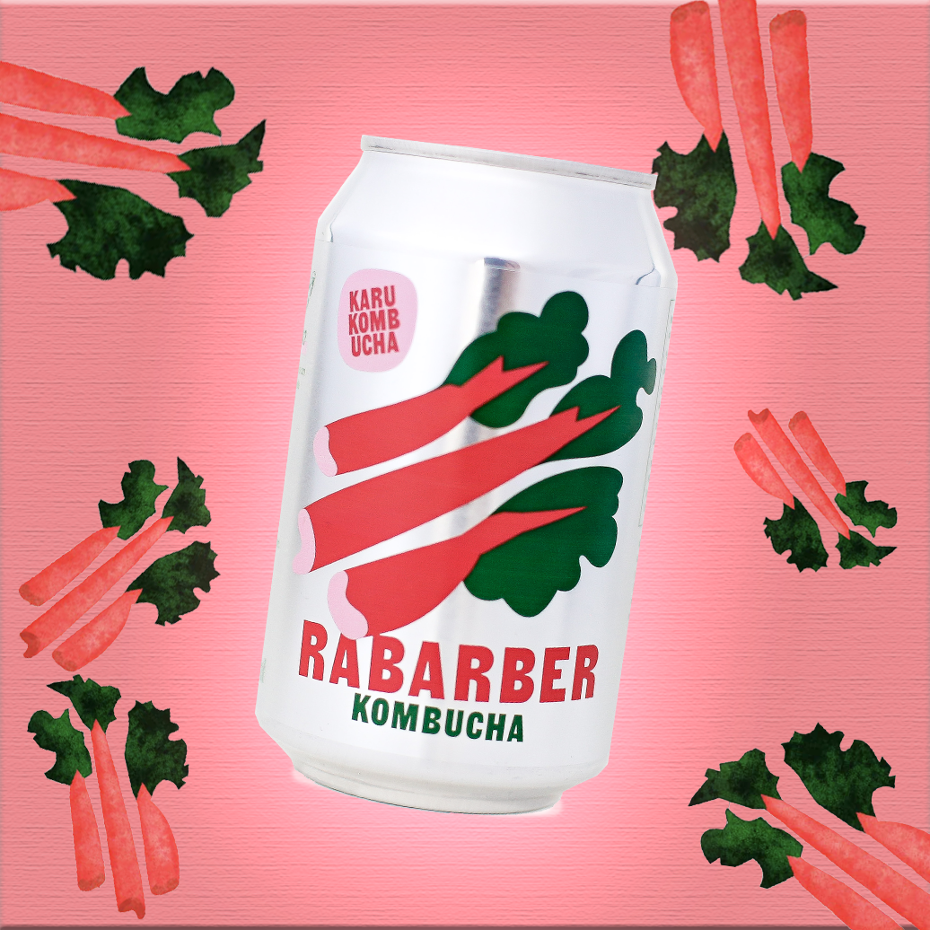 Rabarber Kombucha